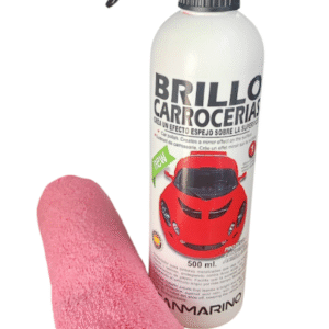 Spray Brillo Instantáneo para Carrocería con Toalla de Microfibra - Acabado Espejo sin Esfuerzo